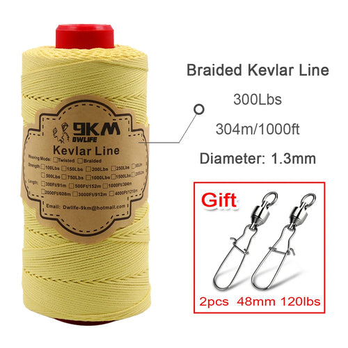 High Strength 100% DuPont Braided Kevlar Line - Versatile Outdoor Utility Rope ToylandEU.com Toyland EU