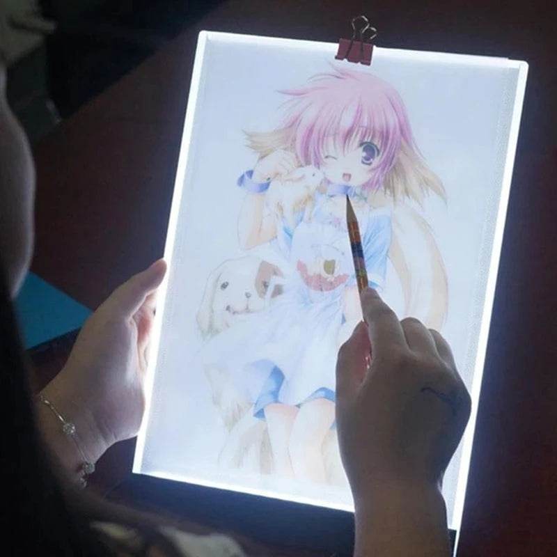 A3 A4 A5 Three Level Dimmable LED Light Pad Drawing Board Tracing Light Box Eye Protection for Diamond Painting - ToylandEU