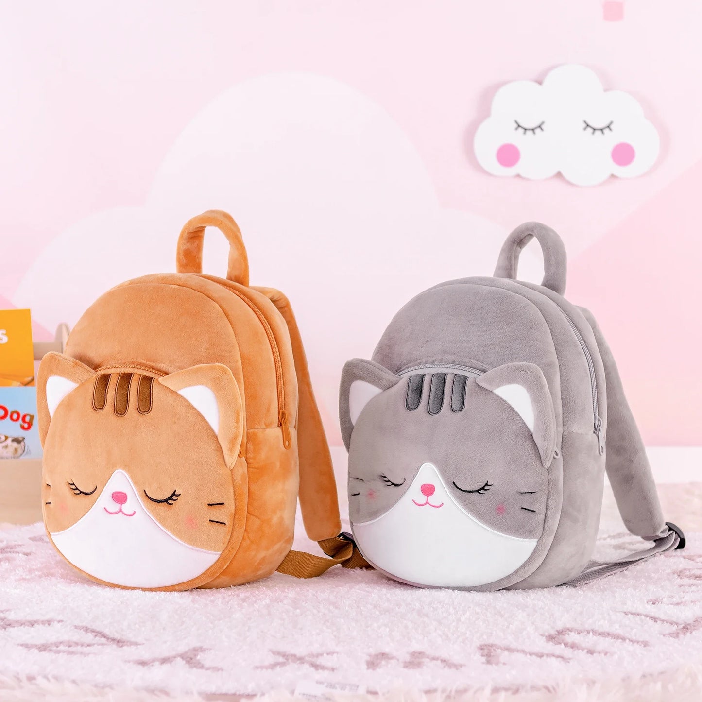 Adorable Plush Cat Backpack for Little Girls - Perfect Gift Idea!