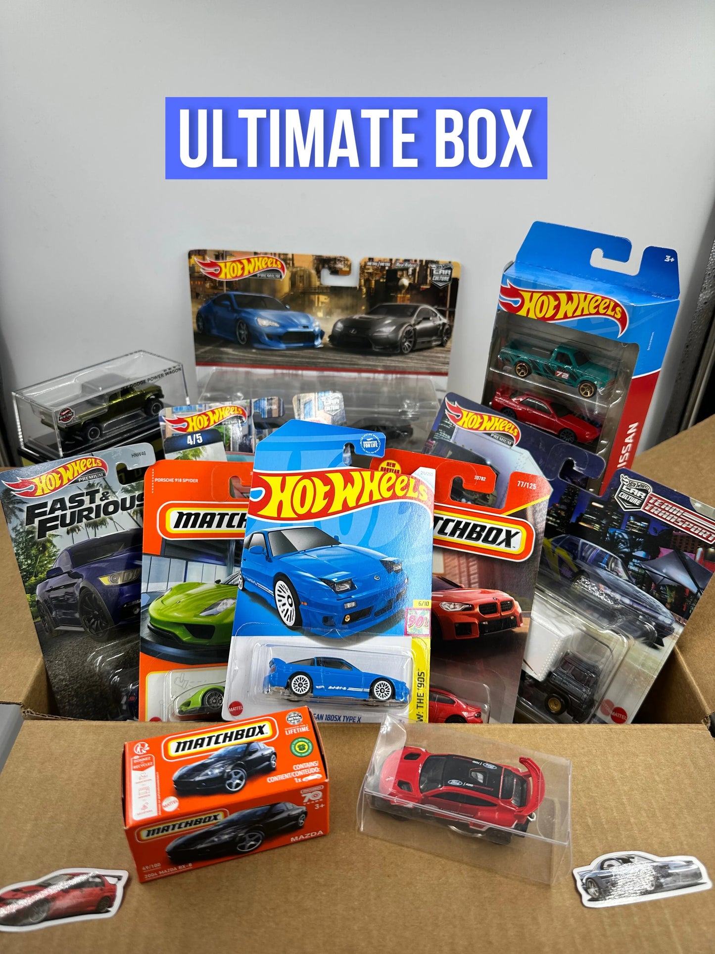 Planet n Toys Diecast Box 1:64 Assorted Collectible Hotwheels/Matchbox - ToylandEU