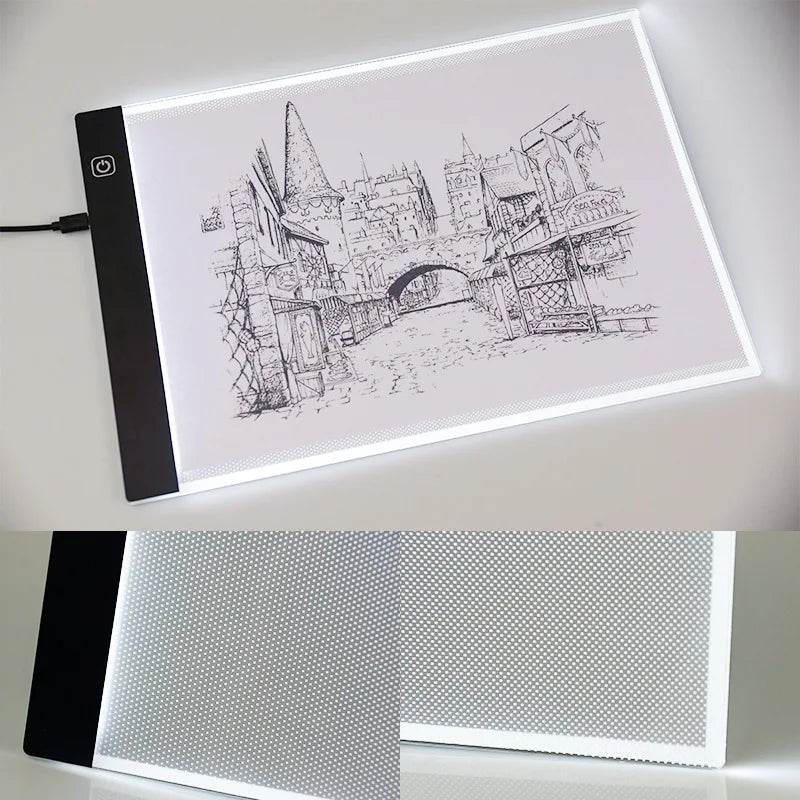 A4 A5 Level Three-level Dimming LED Drawing Copy Board Creative Children's Toys Educational Gift - ToylandEU
