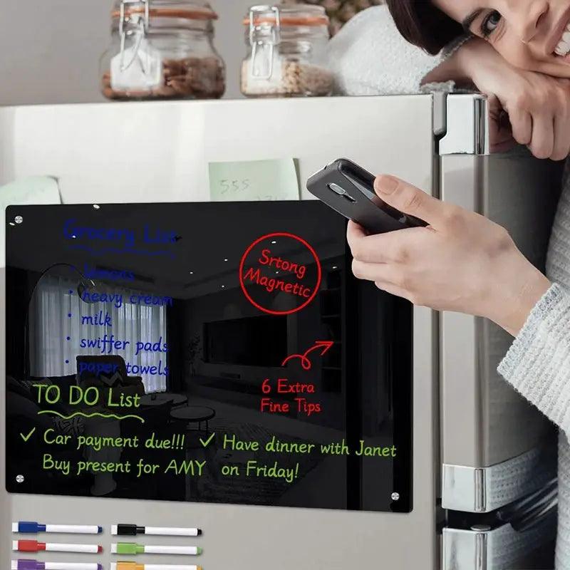  A4 Magnetic Chalkboard Sticker Fridge Friendly Messages -  ToylandEU™