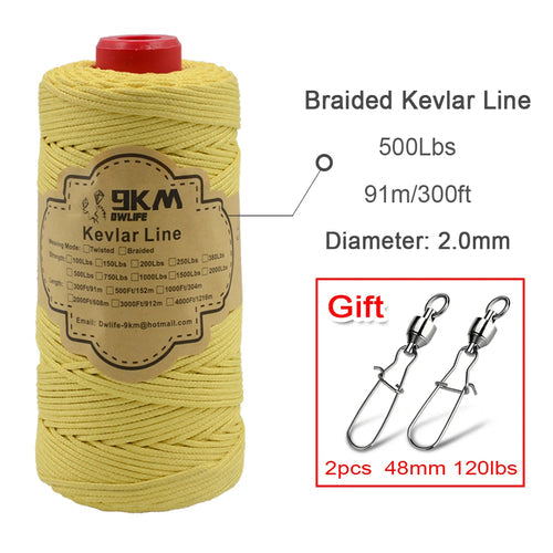 High Strength 100% DuPont Braided Kevlar Line - Versatile Outdoor Utility Rope ToylandEU.com Toyland EU