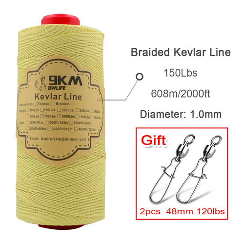 High Strength 100% DuPont Braided Kevlar Line - Versatile Outdoor Utility Rope ToylandEU.com Toyland EU