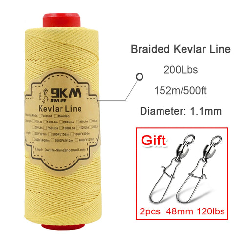 High Strength 100% DuPont Braided Kevlar Line - Versatile Outdoor Utility Rope ToylandEU.com Toyland EU