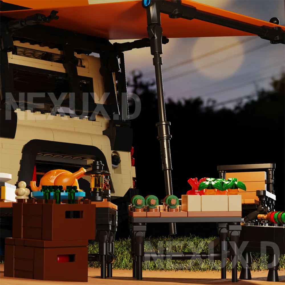 Building Blocks | 2766 Pcs | LEGO Compatible | Off-road Camping Car Model