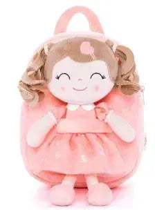 Gloveleya Plush Backpack for Baby Girls and Toddlers with Stuffed Doll Design - ToylandEU