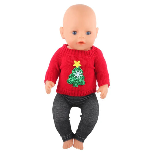 American Girl Doll Christmas Outfit - 18 Inch Doll Clothes Suit ToylandEU.com Toyland EU