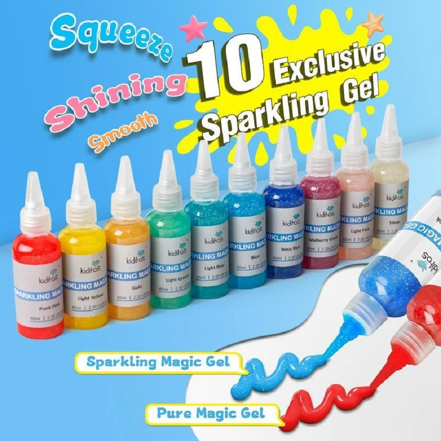 Magic Water Elf Toy Kit | 20 Gels | 10 Molds | Ages 3 and Up