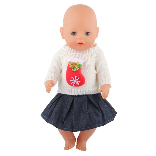 American Girl Doll Christmas Outfit - 18 Inch Doll Clothes Suit ToylandEU.com Toyland EU