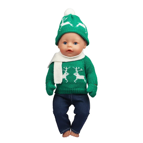 American Girl Doll Christmas Outfit - 18 Inch Doll Clothes Suit ToylandEU.com Toyland EU