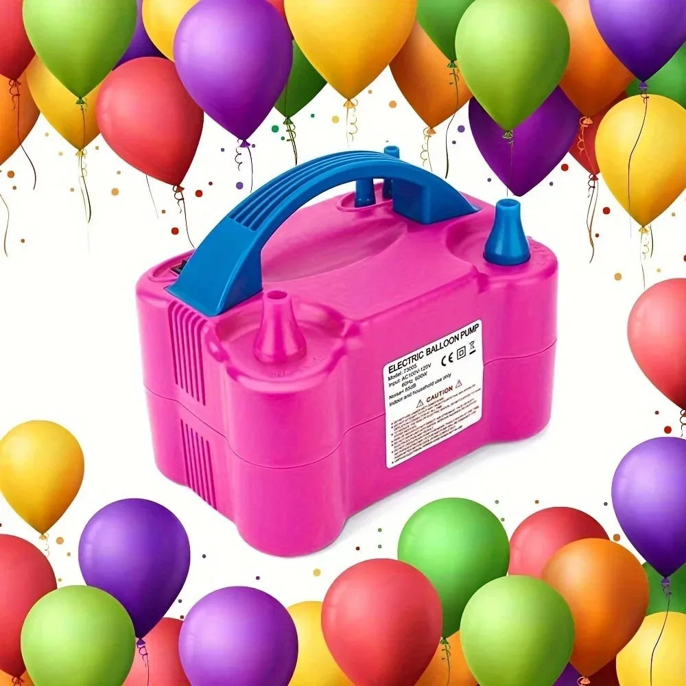 Portable Automatic Electric Balloon Pump With Dual Hole Inflation - ToylandEU