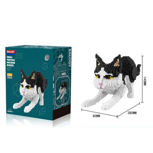 Simulated Pet Cat and Dog Building Blocks Model for Kids ToylandEU.com Toyland EU