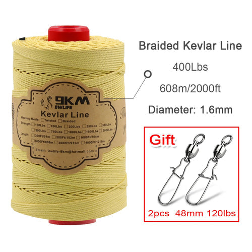 High Strength 100% DuPont Braided Kevlar Line - Versatile Outdoor Utility Rope ToylandEU.com Toyland EU