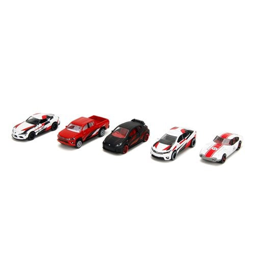 Die-Cast Toy Cars 1-64 Scale 5 Pack Toyota Racing Series