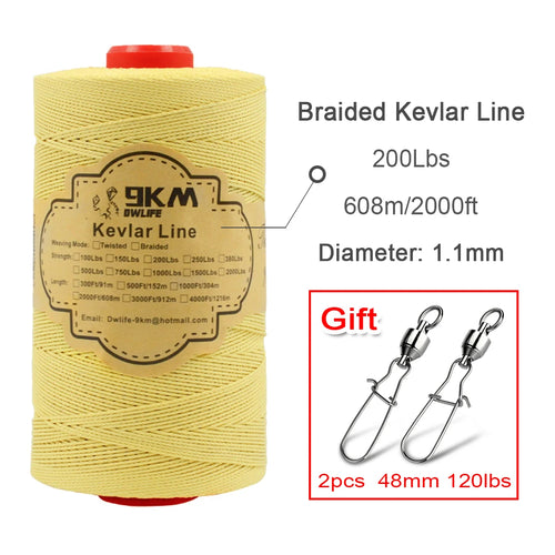 High Strength 100% DuPont Braided Kevlar Line - Versatile Outdoor Utility Rope ToylandEU.com Toyland EU