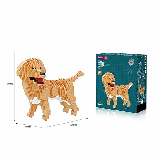 Simulated Pet Cat and Dog Building Blocks Model for Kids ToylandEU.com Toyland EU