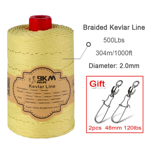 High Strength 100% DuPont Braided Kevlar Line - Versatile Outdoor Utility Rope ToylandEU.com Toyland EU