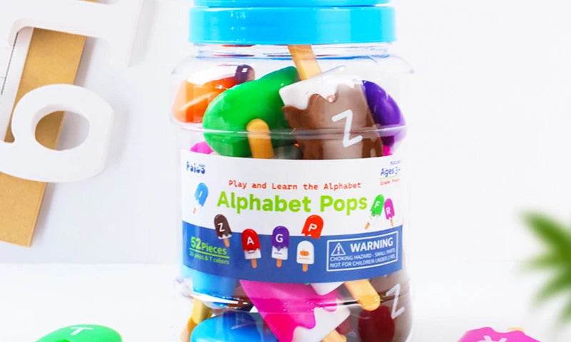 ABC Alphabet Learning Toys Letters Animal Matching Puzzle Toy Ice Cream Color Sorting Montessori Educational Kids Toys - ToylandEU