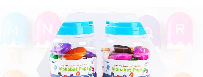 ABC Alphabet Learning Toys Letters Animal Matching Puzzle Toy Ice Cream Color Sorting Montessori Educational Kids Toys - ToylandEU