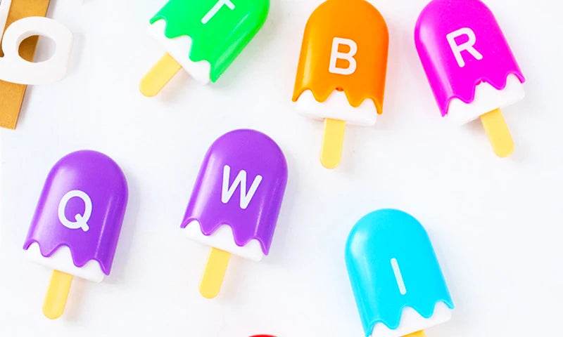 ABC Alphabet Learning Toys Letters Animal Matching Puzzle Toy Ice Cream Color Sorting Montessori Educational Kids Toys - ToylandEU