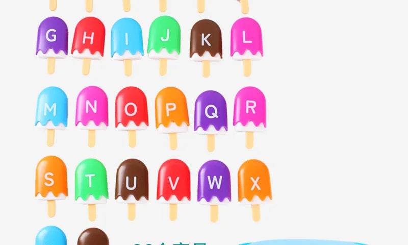 ABC Alphabet Learning Toys Letters Animal Matching Puzzle Toy Ice Cream Color Sorting Montessori Educational Kids Toys - ToylandEU