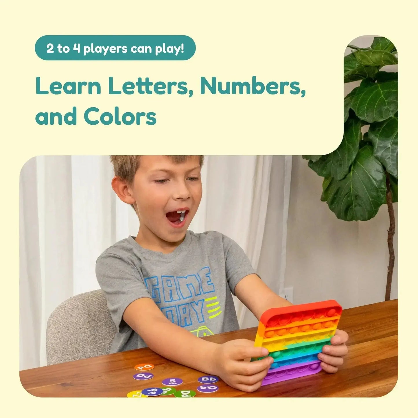 ABC Bingo Alphabet Learning Game For Letters And Numbers - The Fidget Games
