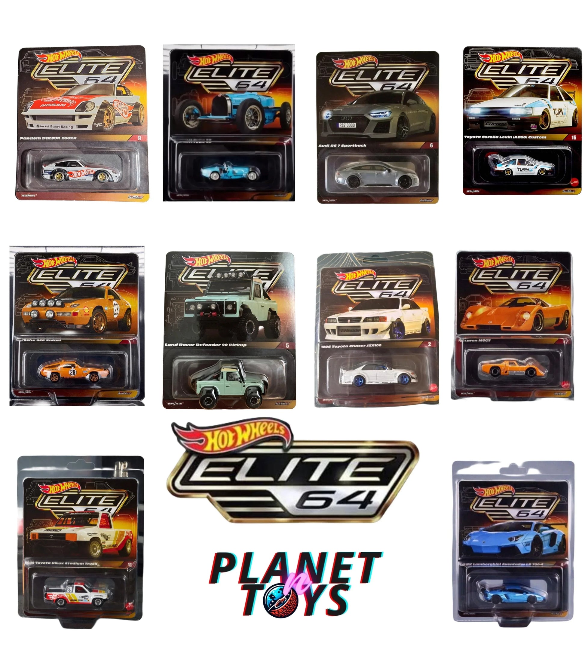 Hot Wheels Elite64 Assorted 1:64 Diecast - ToylandEU