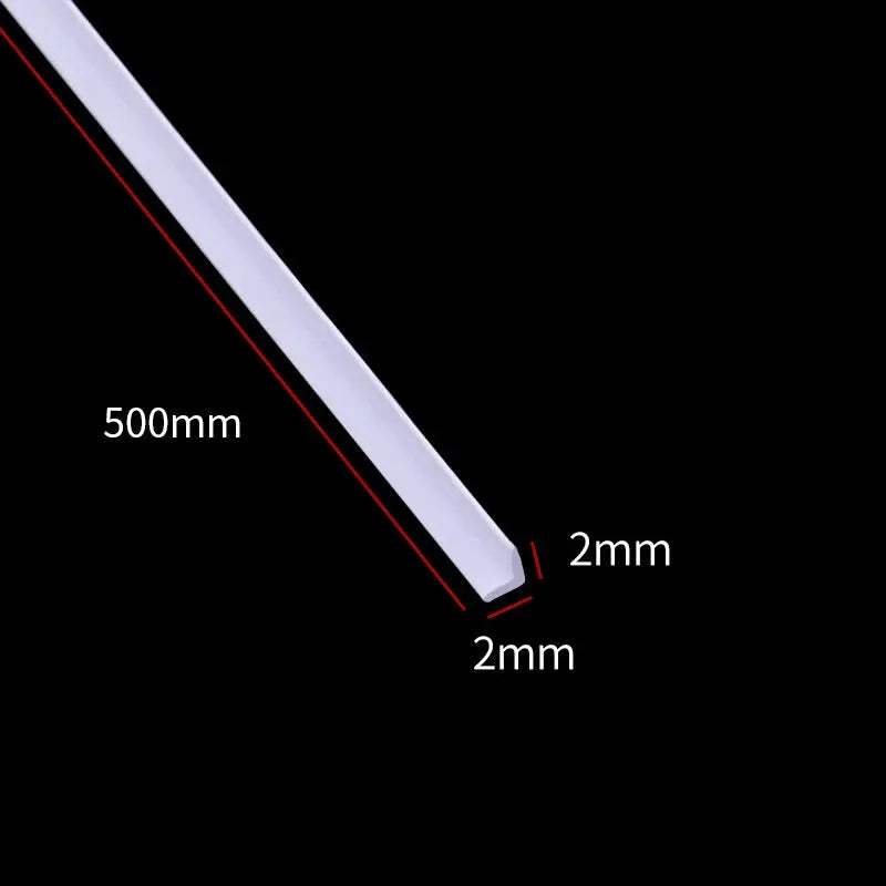 ABS Plastic Rods 50cm Hollow Square Tubes CE Certified -  ToylandEU™