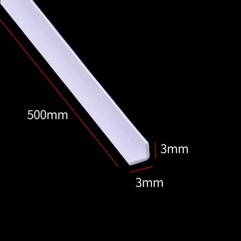  ABS Plastic Rods 50cm Hollow Square Tubes CE Certified -  ToylandEU™