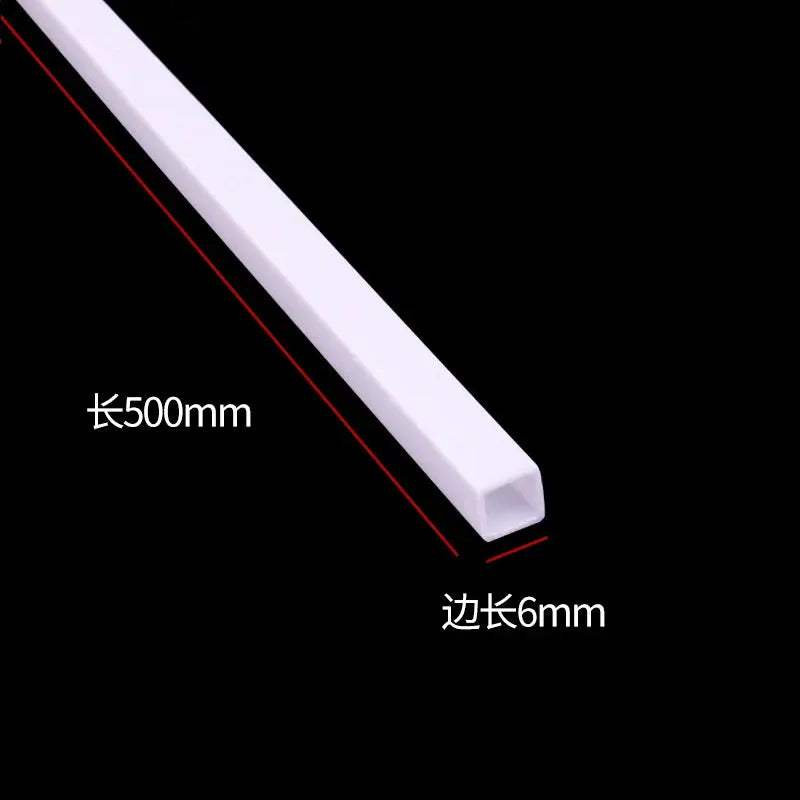  ABS Plastic Rods 50cm Hollow Square Tubes CE Certified -  ToylandEU™