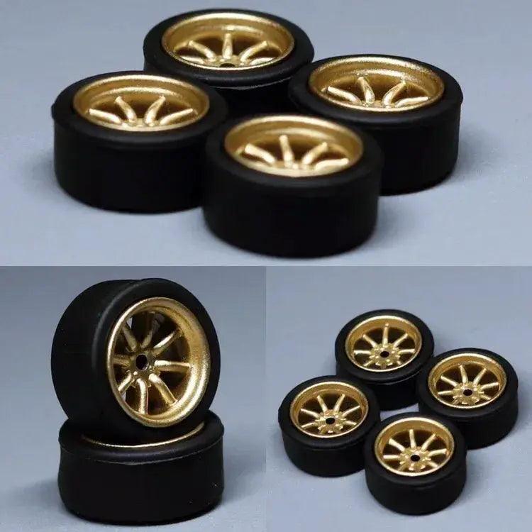  ABS Wheels For Model Cars Durable Rubber Tires -  ToylandEU™