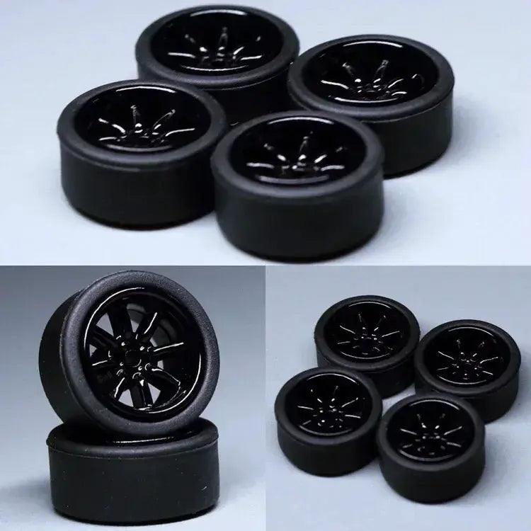  ABS Wheels For Model Cars Durable Rubber Tires -  ToylandEU™