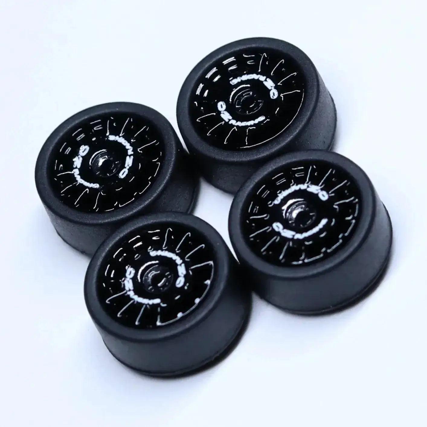  ABS Wheels With Rubber Tires For Scale Models Durable -  ToylandEU™