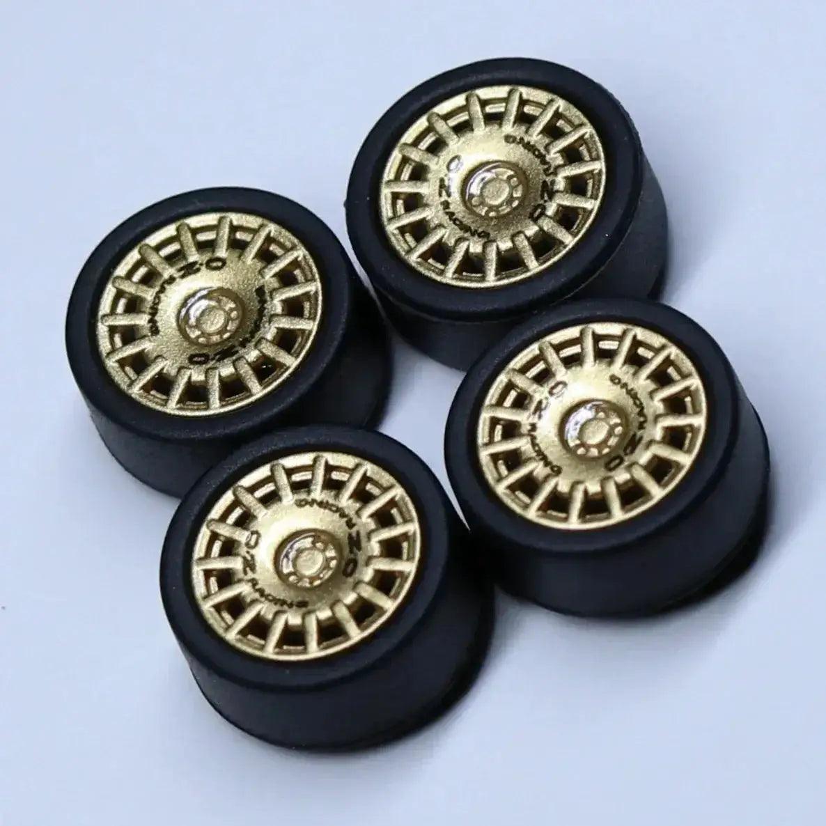  ABS Wheels With Rubber Tires For Scale Models Durable -  ToylandEU™