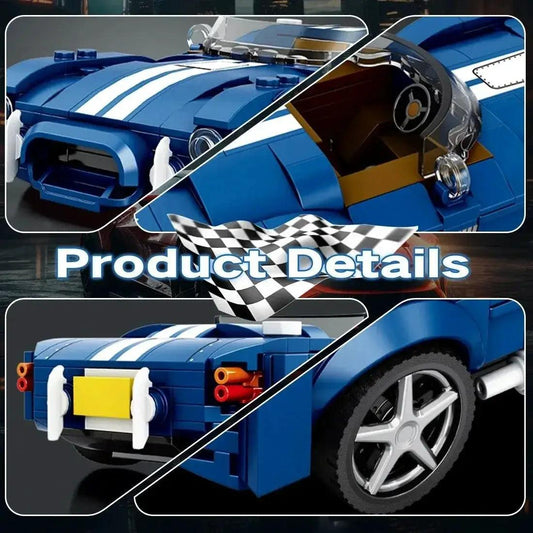  AC Cobra Car Building Blocks For Kids Lego Compatible -  ToylandEU™
