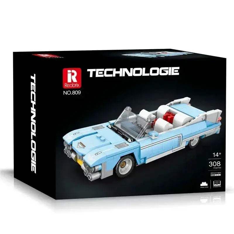 AC Cobra Car Building Blocks Set For Kids Creative Display - ToylandEU