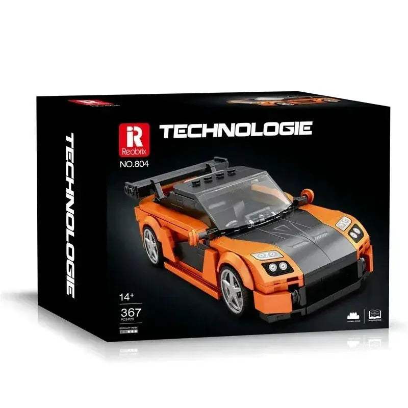 AC Cobra Car Building Blocks Set For Kids Creative Display - ToylandEU