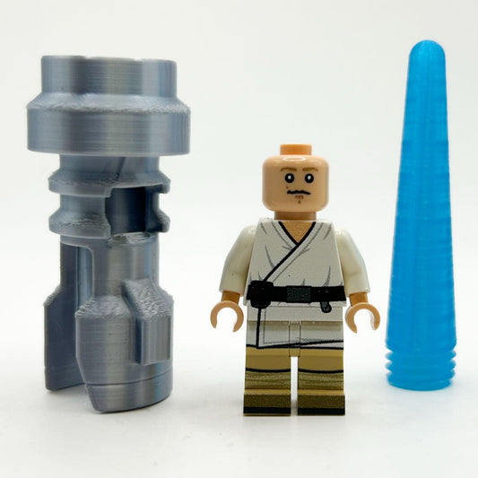 Action Figure | Luke Skywalker Farmboy Minifig | Blue Lightsaber Costume | Bundle