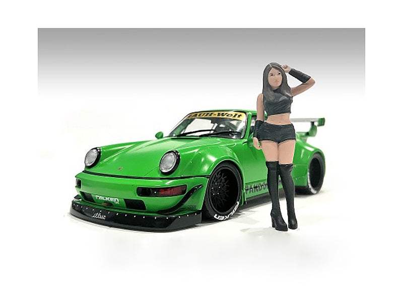Auto Salon Girls Figure 2 | 1/18 Scale Figure | American Diorama | Collector Quality