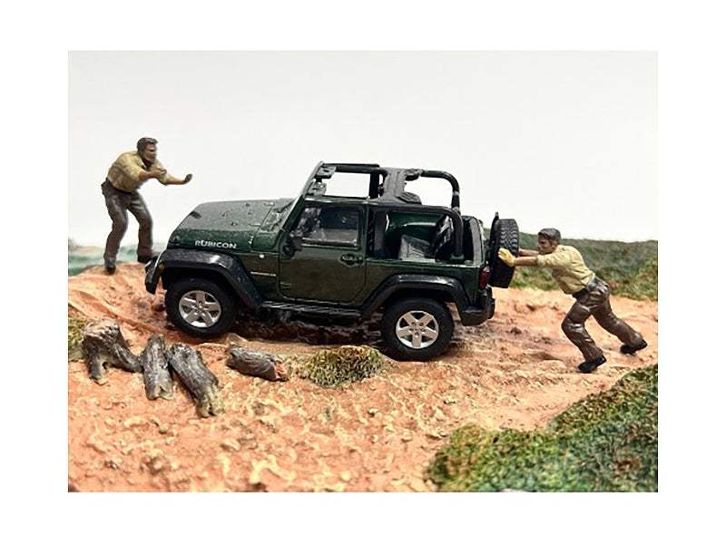 Diecast Figures | 1/43 Scale | 2 Piece Mechanic Set | Diorama Hobbyists