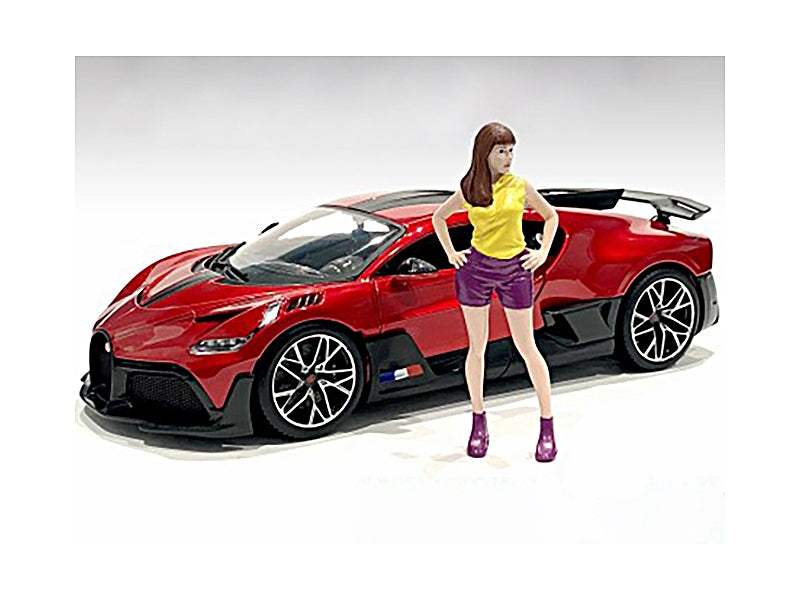 Girls Night Out Cara Figurine | 1/18 Diecast Model Car | American Diorama | Girls Night Out Series