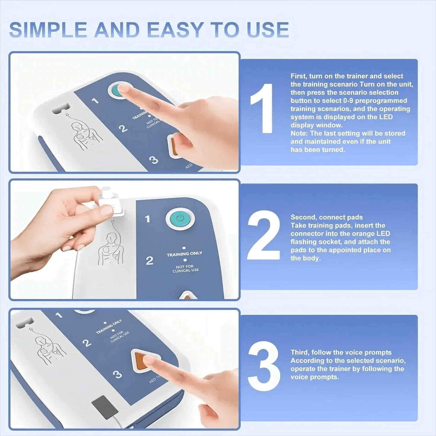AED Training Kit Basic IFA120C For Realistic CPR Practice - ToylandEU