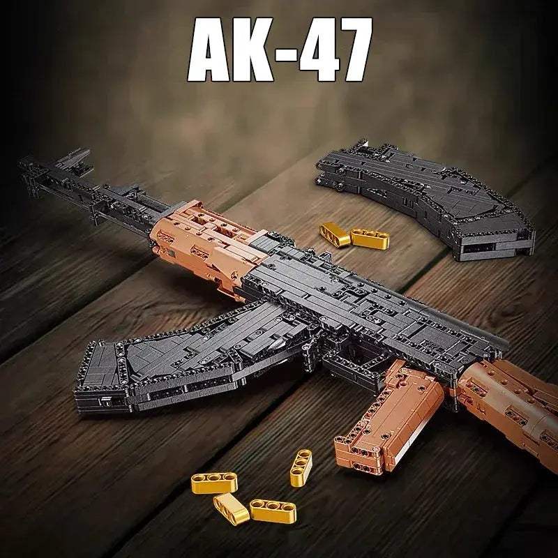 AK47 Building Blocks Set Realistic Gun Model Bricks For Kids - ToylandEU