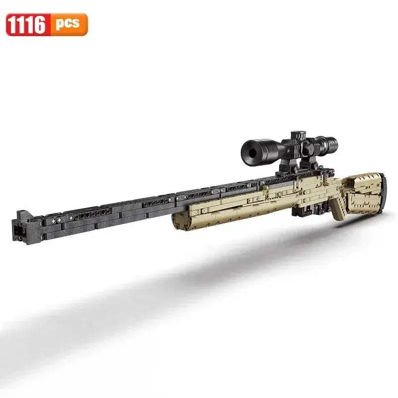 AK47 Building Blocks Set Realistic Gun Model Bricks For Kids - ToylandEU