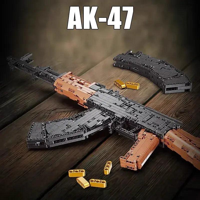  AK47 Building Blocks Set Realistic Gun Model CE Certified -  ToylandEU™