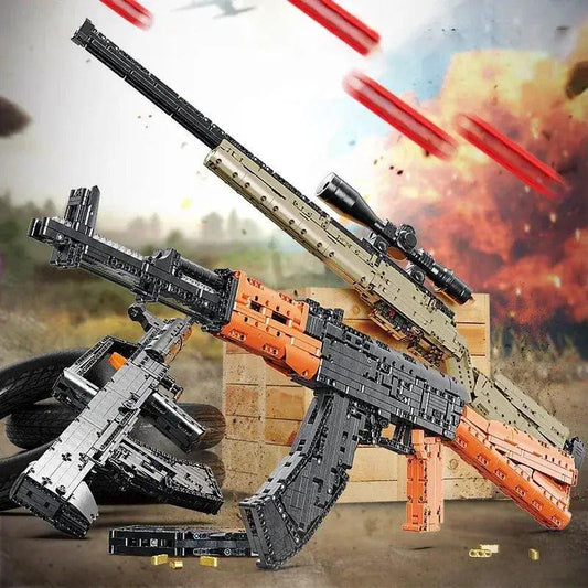  AK47 Military Building Blocks Set For Creative Play Pro -  ToylandEU™