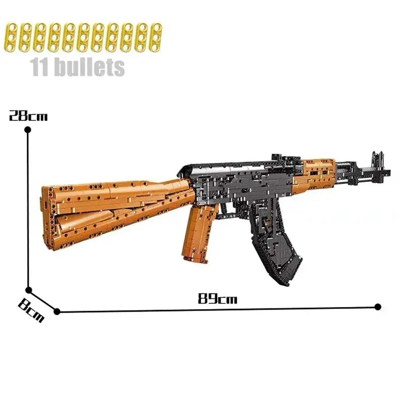AK47 Military Building Blocks Set For Creative Play - ToylandEU