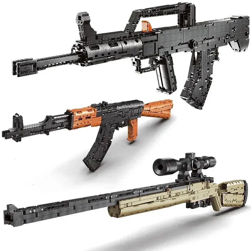 AK47 Military Building Blocks Set For Creative Play - ToylandEU