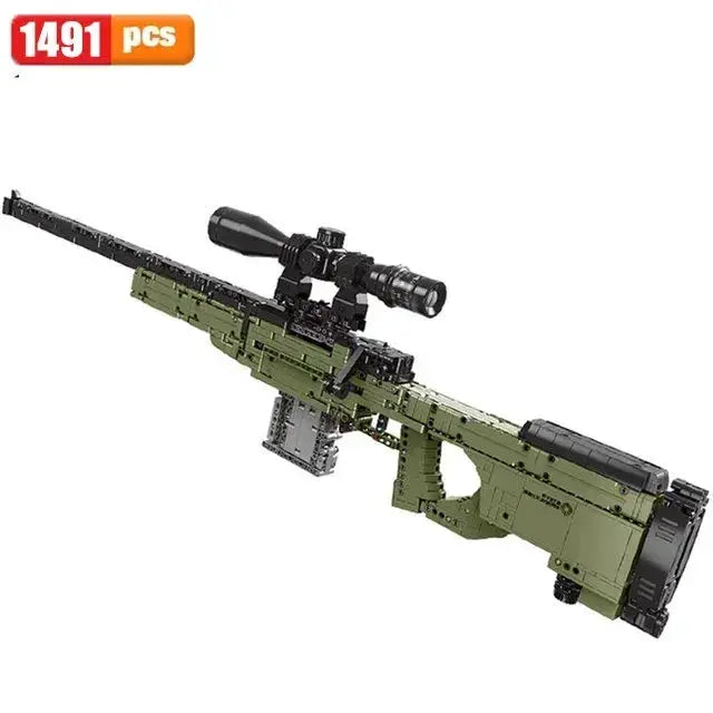 AK47 Military Building Blocks Set For Creative Play - ToylandEU